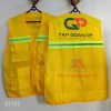 Mẫu áo gile kaki phối lưới túi hộp cho kỹ sư - tập đoàn GP Việt Nam