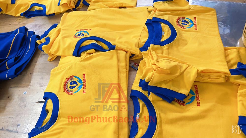 Đồng phục mầm non cho bé trường MN Kim Đồng Anh