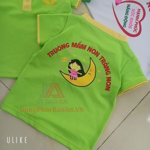 May mẫu mầm non đồng phục cho bé giá tốt nhất TPHCM - Trường MN Trăng Non