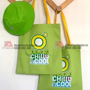 Nhận may túi vải quà tặng có in logo theo yêu cầu giá rẻ TPHCM - KHÔNG ĐỘ