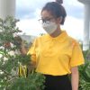 Áo thun polo nam nữ màu vàng, áo thun đồng phục công ty 2022