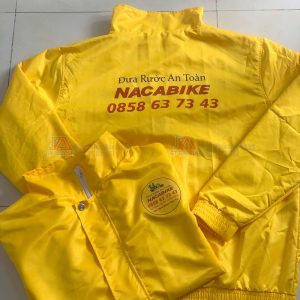 May áo khoác đồng phục shipper, áo khoác nhân viên giao hàng giá rẻ TPHCM - Công ty dịch vụ NACABIKE