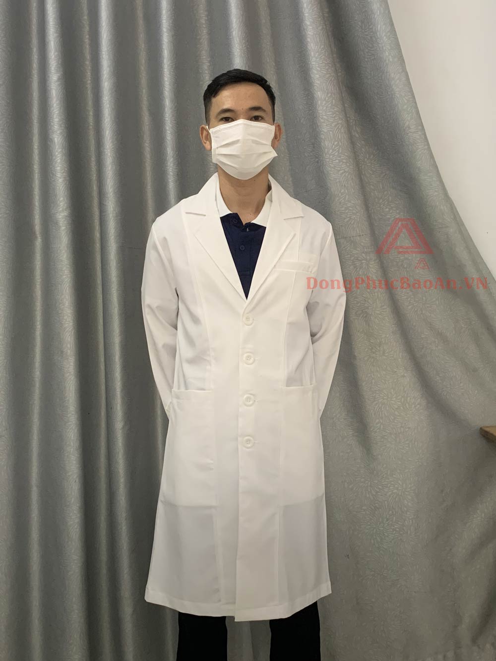 [ GIÁ XƯỞNG] Đặt may áo blouse trắng bác sĩ tay dài theo yêu cầu giá rẻ TPHCM - ĐN- HN