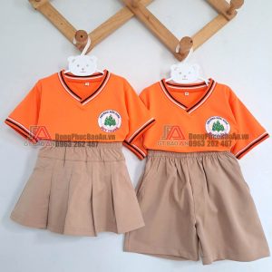 May đồng phục mầm non cho trẻ vải tốt, giá rẻ TPHCM - Trường mẫu giáo Duy Trung