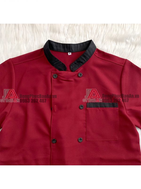 Mẫu áo bếp trưởng cao cấp may sẵn form đẹp giá tốt nhất TPHCM