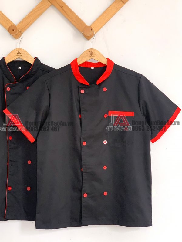 Mẫu đồng phục áo bếp nhà hàng khách sạn may sẵn đẹp giá tốt nhất TPHCM - Bình Dương
