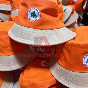 Nhận in thêu logo mũ nón tai bèo đồng phục học sinh giá rẻ TPHCM - Bình Dương