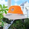 Nhận in logo nón tai bèo trẻ em màu cam, in nhanh với số lượng ít giá rẻ TPHCM - Trường mẫu giáo Tân Hưng