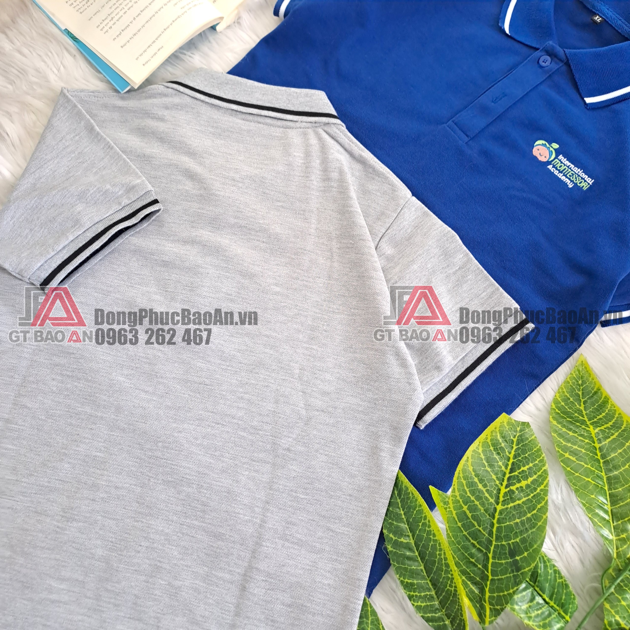 May áo thun đồng phục giáo viên mầm non đẹp chuẩn quốc tế, in logo giá rẻ TPHCM - IMA