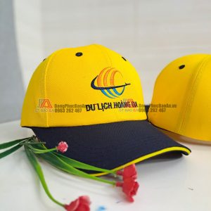 Mẫu nón kết đồng phục công ty du lịch đẹp có logo theo yêu cầu giá rẻ TPHCM - Du lịch Hoàng Gia