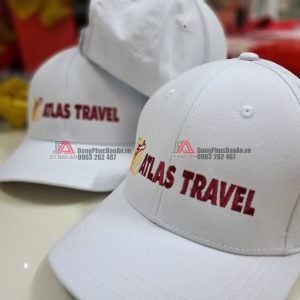 Xưởng may mũ nón lưỡi trai công ty du lịch đẹp, giá rẻ TPHCM - Atlas Travel