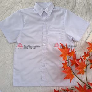 [MAY SẴN] Mẫu áo sơ mi trắng học sinh nam, đồng phục học sinh tiểu học giá rẻ TPHCM - Đồng Nai