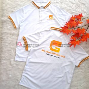 Nhận may áo thun đồng phục công ty cao cấp có in logo TPHCM - GULAND Phú Quốc