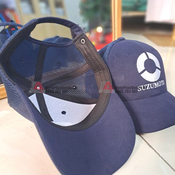 May nón kết đồng phục công ty đẹp, thêu logo chất lượng TPHCM - Suzumoto