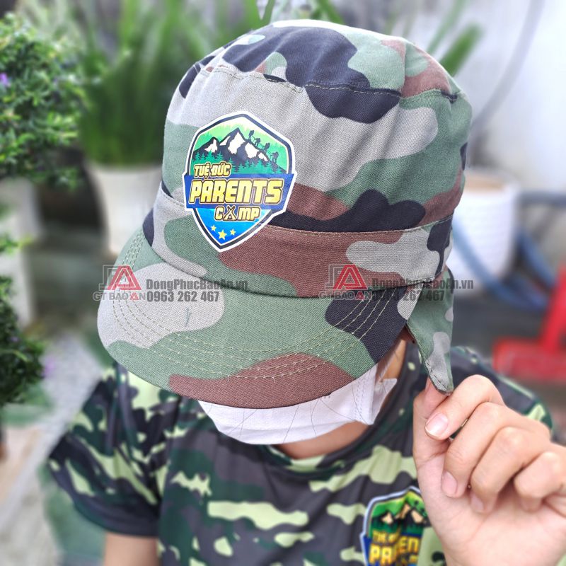 May áo thun lính đồng phục trường, áo thun lính team building in logo giá rẻ TPHCM - Trường Tuệ Đức