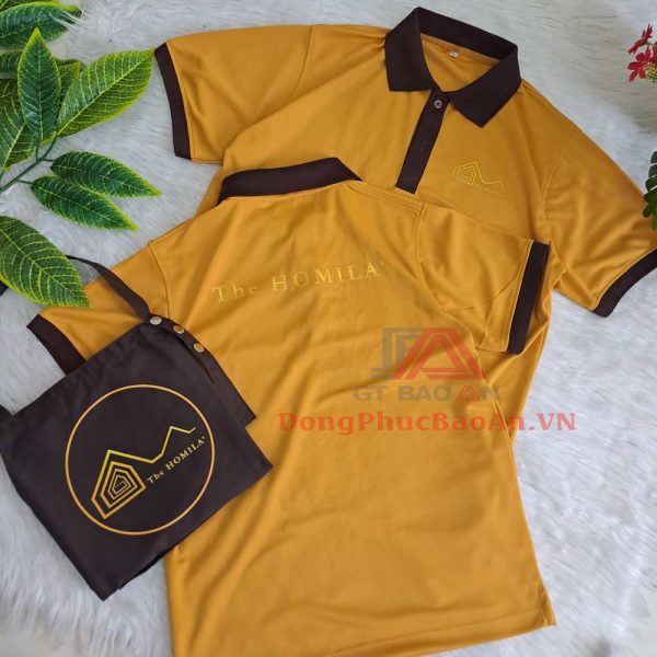 Combo áo thun tạp dề đồng phục nhân viên phục vụ chất lượng giá rẻ TPHCM - The Homila