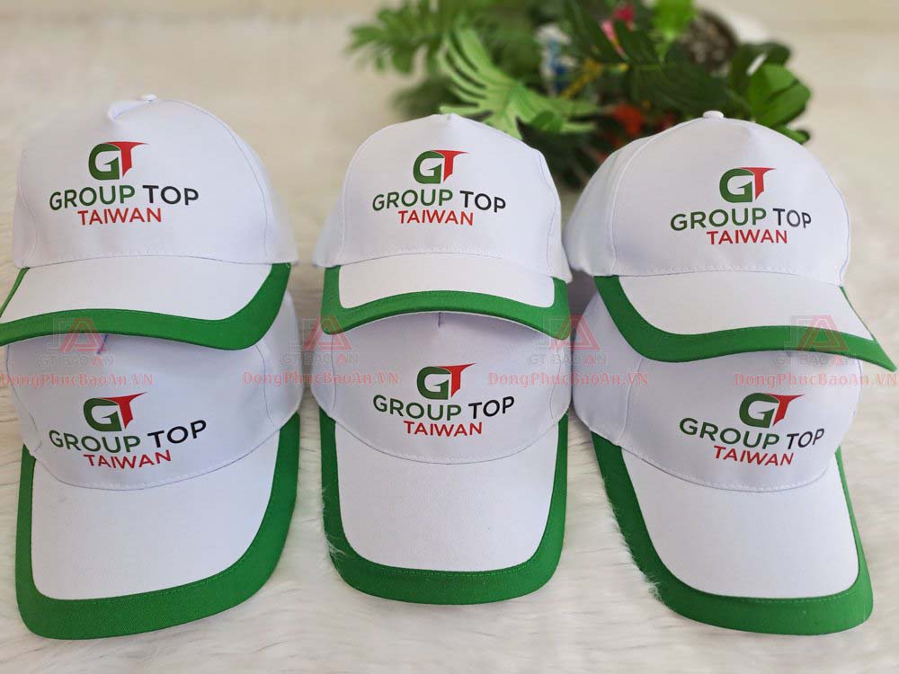 Xưởng may nón kết đồng phục công ty, nón lưỡi trai hội nhóm có logo giá rẻ TPHCM - Bình Dương - GT Group Top