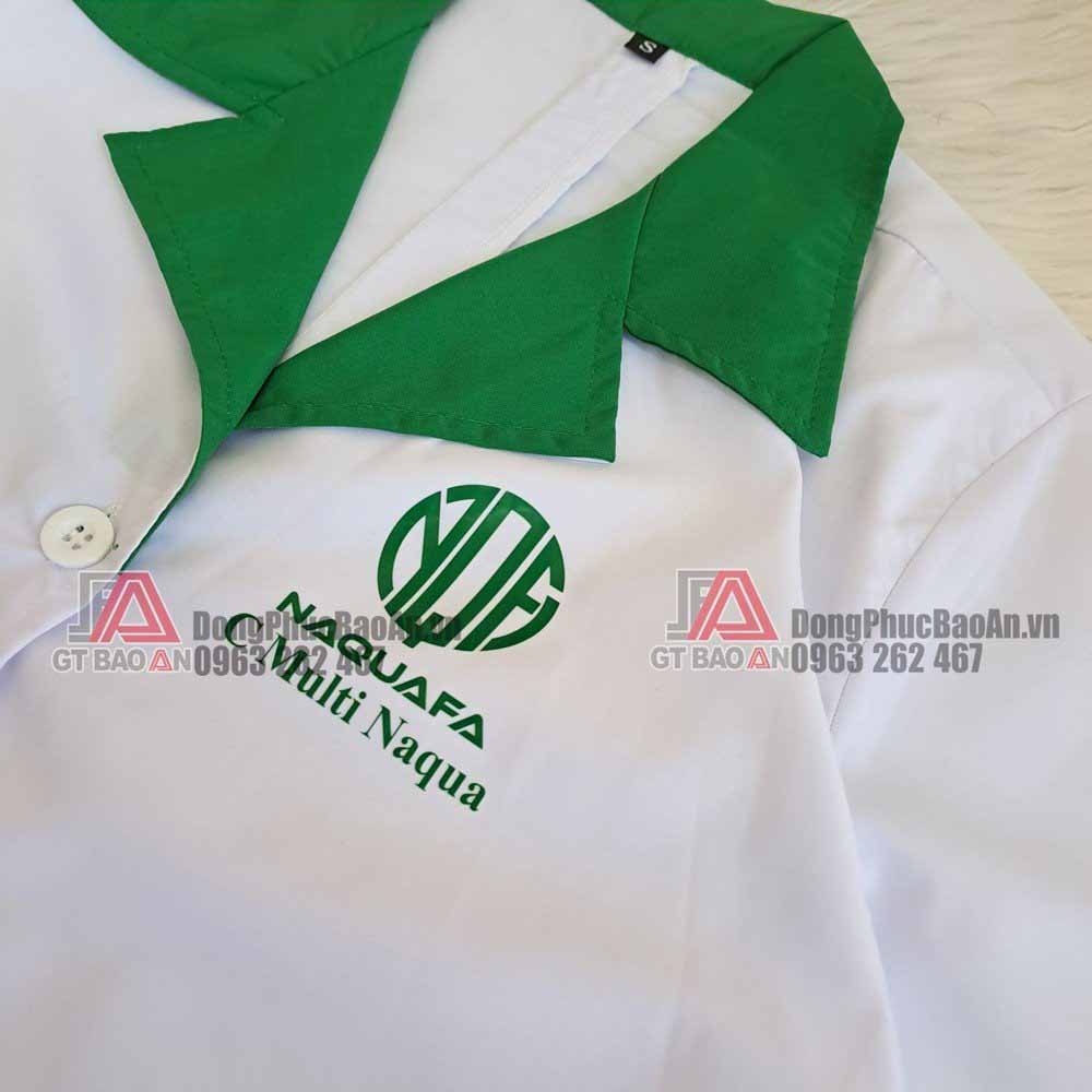 May áo blouse tay ngắn dược sĩ, bệnh viện, nhà thuốc vải cao cấp form đẹp giá rẻ TPHCM - Dược phẩm