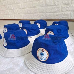 May nón tai bèo học sinh tiểu học, nón trẻ em in logo giá rẻ TPHCM - Tiểu học thực hành SGU