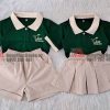 Xưởng chuyên đồng phục học sinh mầm non mẫu đẹp in logo giá rẻ TPHCM - Mầm non Kids Garden