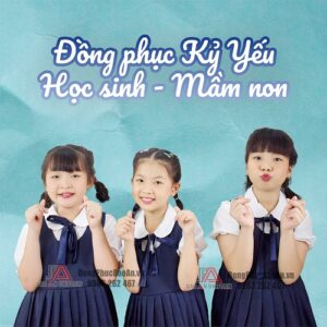 Váy yếm và áo cho bé gái