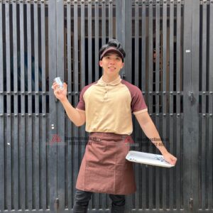 Mẫu áo đồng phục quán cà phê trà sữa rẻ đẹp HCM