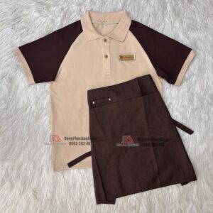 Mẫu áo đồng phục quán cà phê trà sữa rẻ đẹp HCM