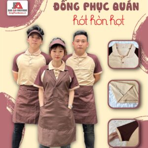 Mẫu áo đồng phục quán cà phê trà sữa rẻ đẹp HCM