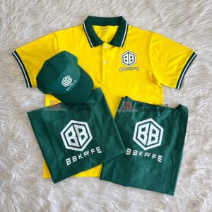 Xưởng in pet Bình Tân, in áo đồng phục quán cafe, áo thun cổ trụ giá rẻ uy tín TPHCM - Quán BBKA'FE