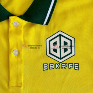 Xưởng in pet Bình Tân, in áo đồng phục quán cafe, áo thun cổ trụ giá rẻ uy tín TPHCM - Quán BBKA'FE