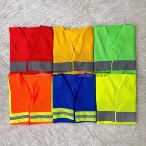 Mẫu áo gile phản quang nhiều màu mới nhất 2024