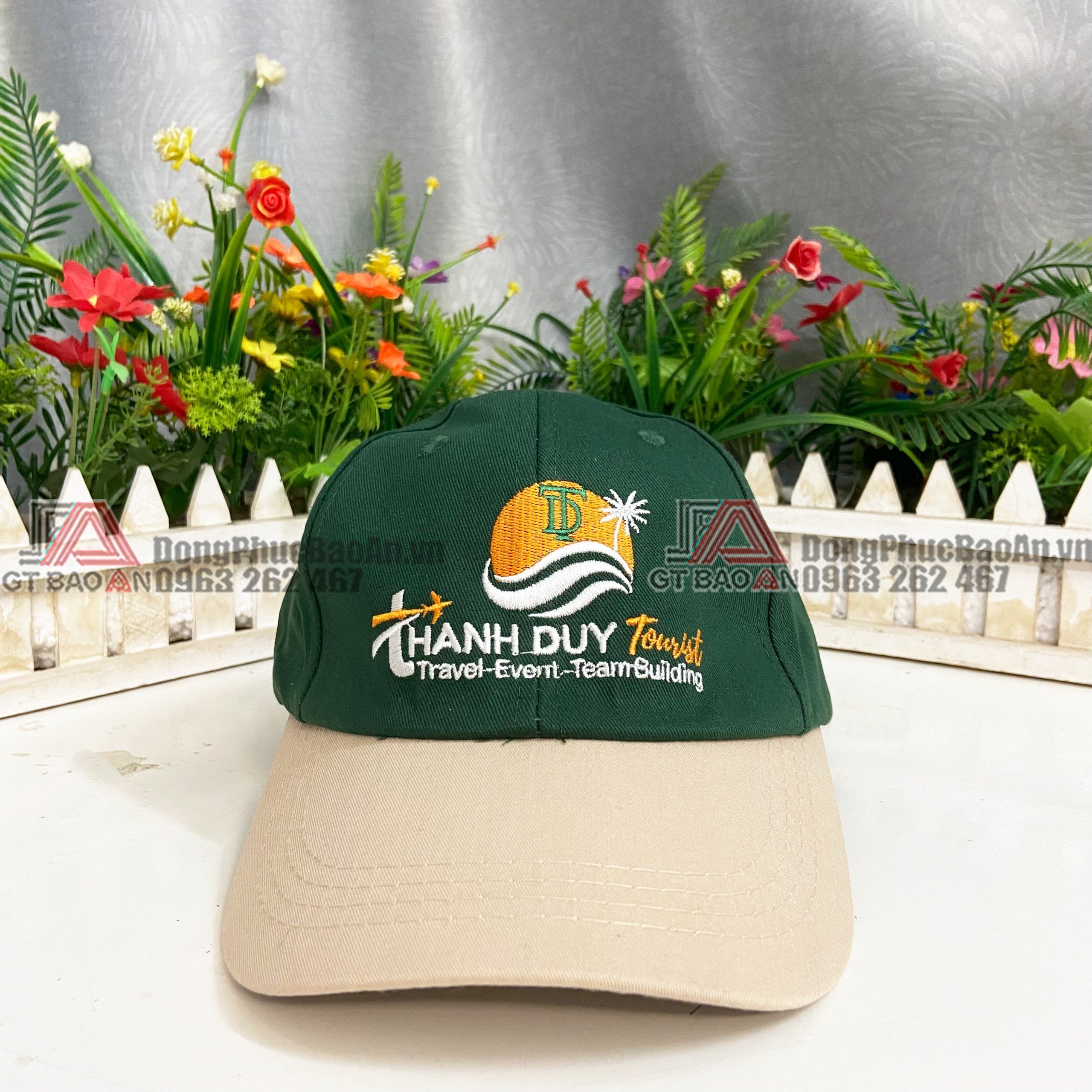 Mẫu nón kết du lịch, cờ tour giá tốt tại TPHCM - Vũng Tàu - Đà Nẵng