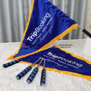 Bộ cán cờ và cờ dẫn đoàn Trip Booking