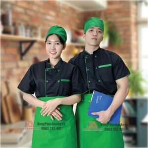 May đồng phục bếp cao cấp chuẩn 5 sao