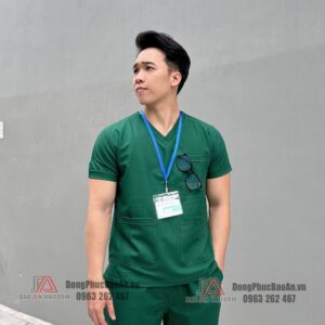 Bộ scrubs hiên đại và chuyên nghiệp