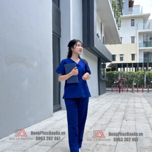 Bộ scrubs cao cấp cho nhân viên spa