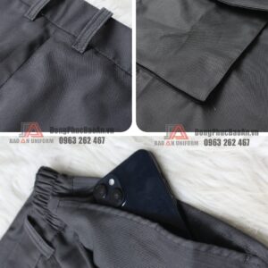 Chi tiết quần đồng phục bảo hộ lao động