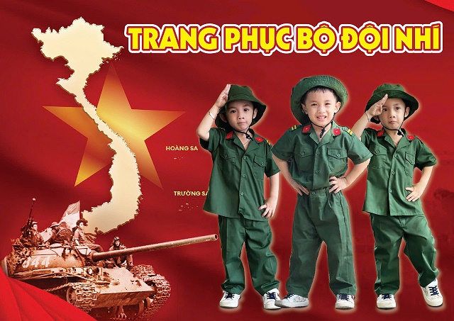 Trang phục bộ đội nhí