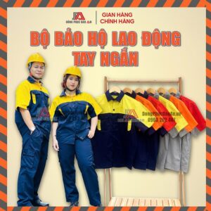 Quần áo bảo hộ lao động tay ngắn 2025