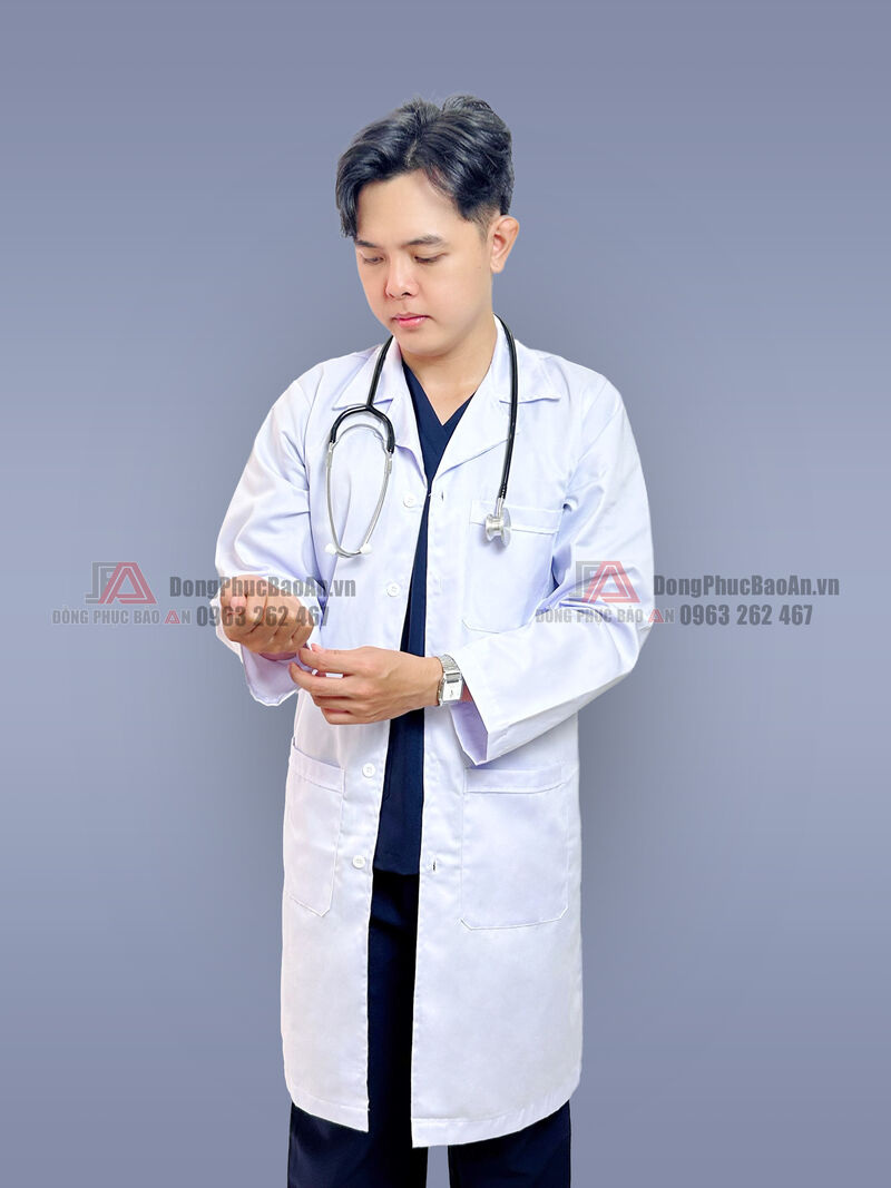áo blouse dài tay, chất liệu kaki