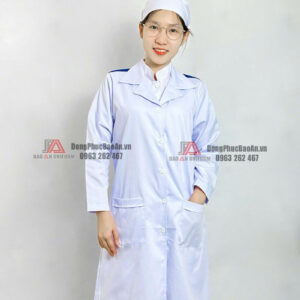 áo blouse sinh viên nam nữ trắng tinh form chuẩn