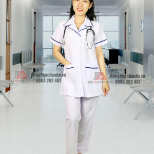 áo dược sĩ nữ đẹp cho nhà thuốc