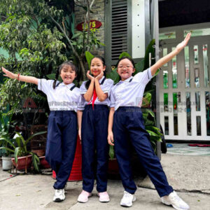 áo sơ mi trắng vải kate