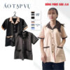 áo tạp vụ form chuẩn