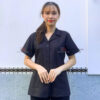 áo tạp vụ màu đen