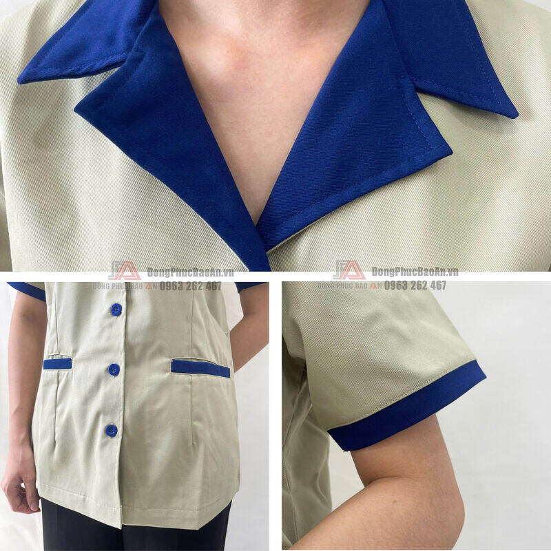 đồng phục tạp vụ may sẵn tại GT Bảo An