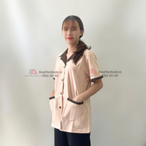 mẫu đồng phục tạp vụ thanh lịch chuyên nghiệp