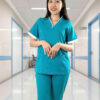 mẫu scrubs nữ kaki thun cao cấp