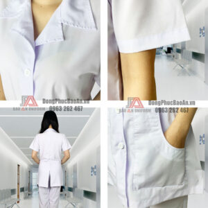 Bảo An chuyên may áo blouse dược sĩ nữ