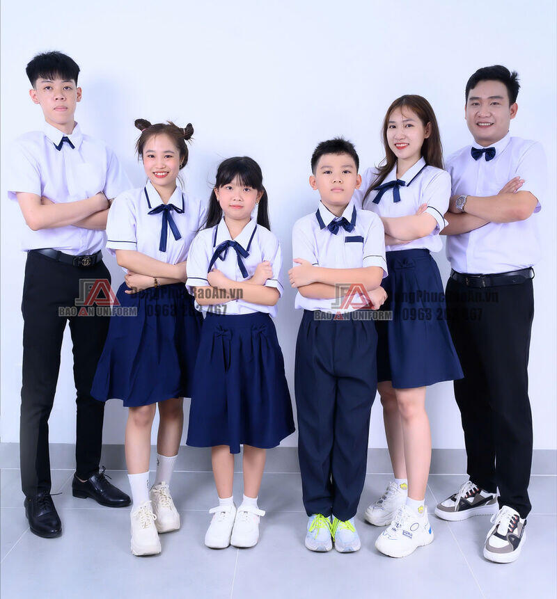 may đồng phục học sinh